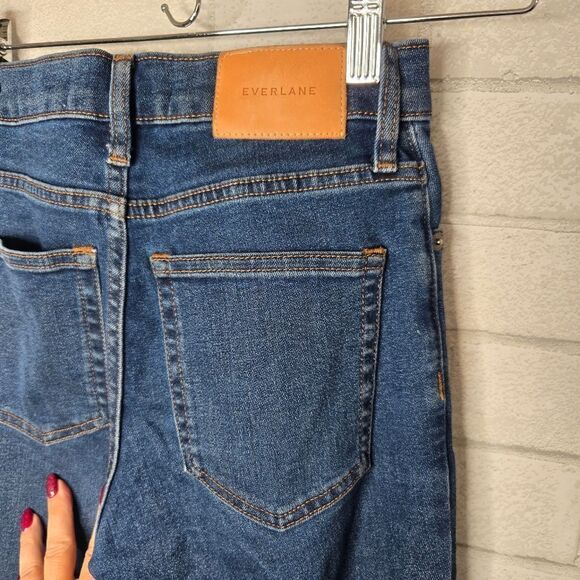 Everlane Medium Wash Slim Fit Skinny Ankle Jeans - Picture 3 of 5